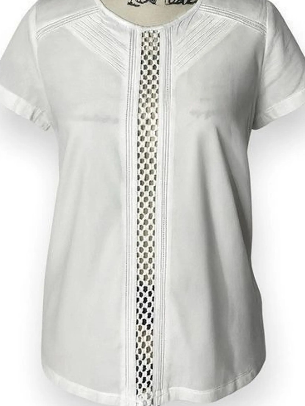LOFT White Short Sleeve Top